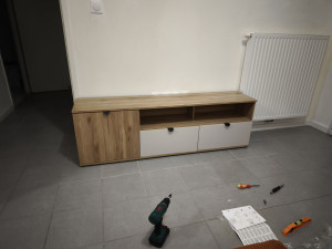 Photo de galerie - Montage meuble TV 