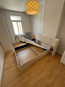 Photo de galerie - Montage d’un lit coffre en kit 