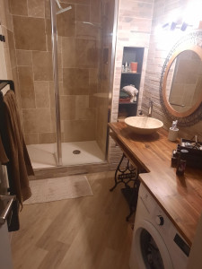 Photo de galerie - Réfection complète d'une salle de bain.