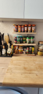 Photo de galerie - Création maison d'étagère pour poser des épices 