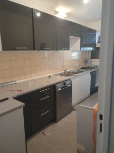Photo de galerie - 
montage de cuisine complète chez ma cliente 