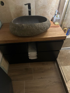 Photo de galerie - Montage de meubles salle de bain 