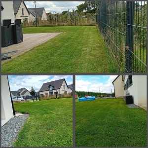 Photo de galerie - Tonte de pelouse + bordure à Duclaire ! 