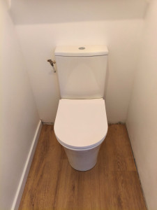 Photo de galerie - Pose wc remplacement pipe wc