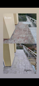 Photo de galerie - Rénovation balcon 