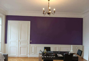 Photo de galerie - Peinture finition entre deux couleurs