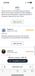 Photo de galerie - Avis garde de chats 