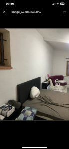 Photo de galerie - Lissage d’un mur en crépi en intérieur