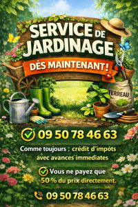 Photo de galerie - Nouveau ! Service de jardinage dans l'équipe ?