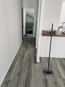 Photo de galerie - Pose de parquet PVC 