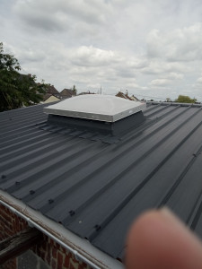 Photo de galerie - Dôme sur bac acier 