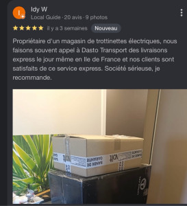 Photo de galerie - Livraison colis