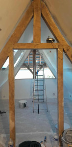 Photo de galerie - Placo  bande peinture