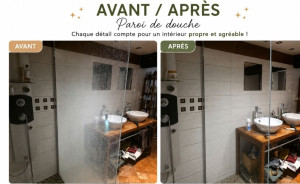 Photo de galerie - Une salle de bain qui avait besoin d'un bon coup de nettoyage 
