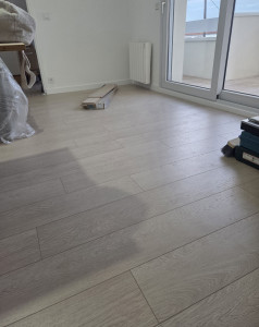Photo de galerie - Pose de parquet flotant 