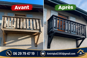 Photo de galerie - Rénovation balcon 