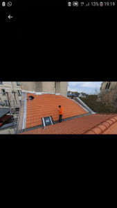 Photo de galerie - Couverture toiture 
Travaux effectuer 