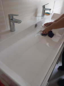 Photo de galerie - Nettoyage de salle de bain 
