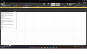 Photo de galerie - Cette photo illustre la structuration et la documentation d’une base de données clients sous Excel, avec création d’un README pour garantir une prise en main claire et une transmission professionnelle.
