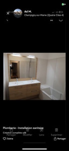 Photo de galerie - Réalisation de salle de bain complète 