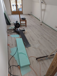 Photo de galerie - Parquet flottant 
