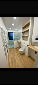 Photo de galerie - Création salle de bain 

Doublage des murs, faux plafonds, coffrage placo, cloison, carrelage, parquet, pose des éléments, électricité, plomberie,etc...
