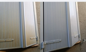 Photo de galerie - Nettoyage volet pvc 