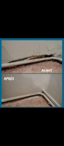 Photo de galerie - Rebouchage trou dans le mur