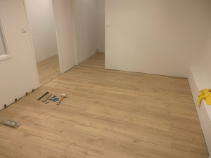 Photo de galerie - Pose Parquet Bois Contrecollé Janvier 2024