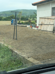 Photo de galerie - Remise à plat plus plantation gazon 
