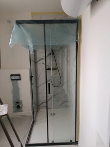 Photo de galerie - Installation douche, sanitaire, plomberie et placo 