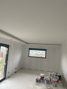 Photo de galerie - Plafond fini peinture murs impression Fini