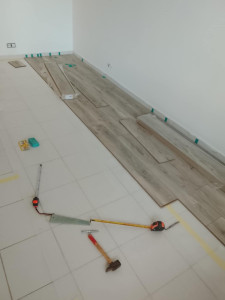 Photo de galerie - Pose de parquet - Revêtement de sol