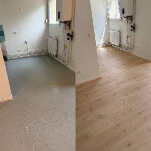 Photo de galerie - Pose de lame PVC, Appartement complet