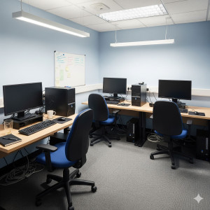 Photo de galerie - Salle informatique 