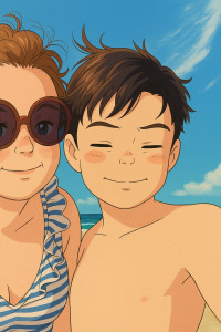 Photo de galerie - A la plage en mode Ghibli