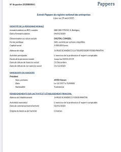 Photo de galerie - EXTRAIT PAPERS