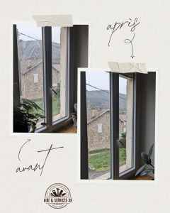 Photo de galerie - Le nettoyage des vitres, une prestation éligible à l'avance au crédit d'impôts.   