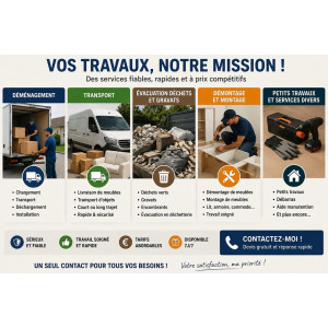 Photo de galerie - Déménageur et bricoleur 