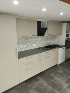 Photo de galerie - Modification d'une installation de plomberie et montage d'une nouvelle cuisine