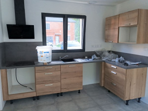 Photo de galerie - Pose d'une cuisine aménagée 