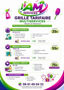 Photo de galerie - Grille tarifaire 