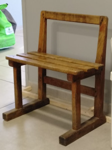 Photo de galerie - Mini banc en chêne