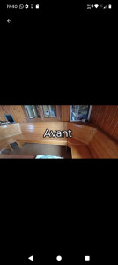 Photo de galerie - Banc de cuisine avant démontage 