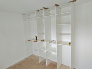 Photo de galerie - Création de dressing sur mesure