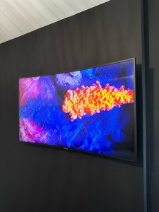 Photo de galerie - Installation TV sur support mural 