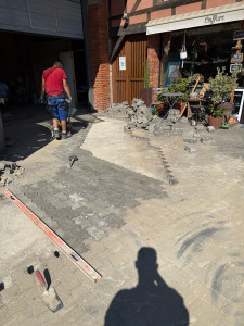 Photo de galerie - Pose de pavé 