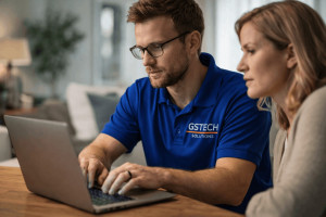 Photo de galerie - Nous nous déplaçons à votre domicile ou sur site pour régler vos problèmes informatiques.