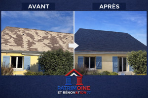 Photo de galerie - Une bonne protection hydrofuge coloré pour cette couverture en ardoise fribo merci pour la confiance 