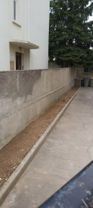 Photo de galerie - Nettoyage, désherbage et enlèvement du lierre sur le mur.